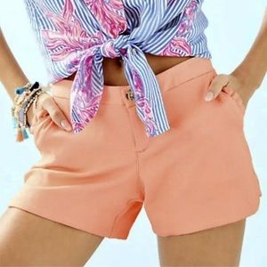 Lilly Pulitzer Adie Stretch Ruffle Short Size 00 NWT